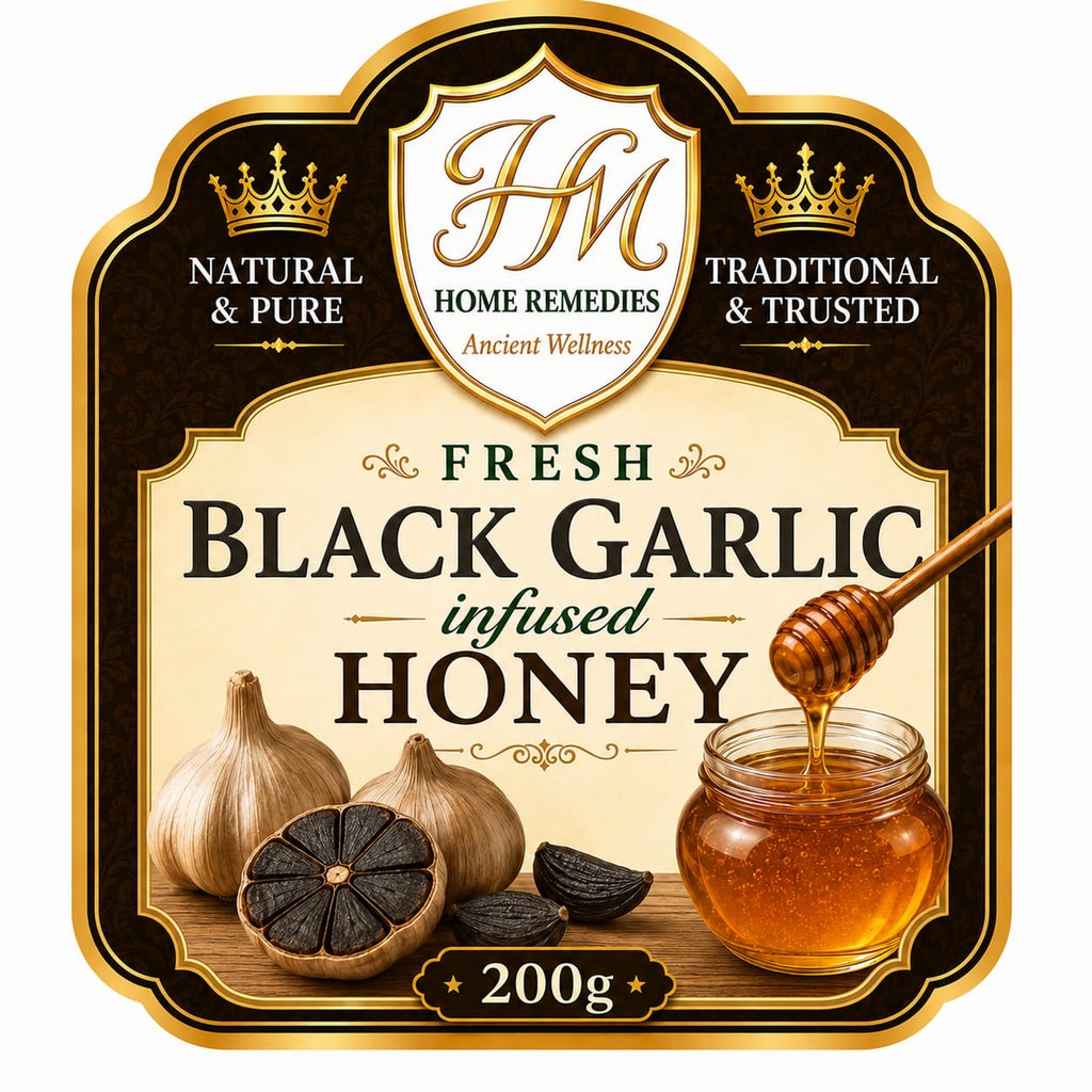 Fresh Black Garlic Infused Honey