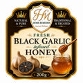 Fresh Black Garlic Infused Honey