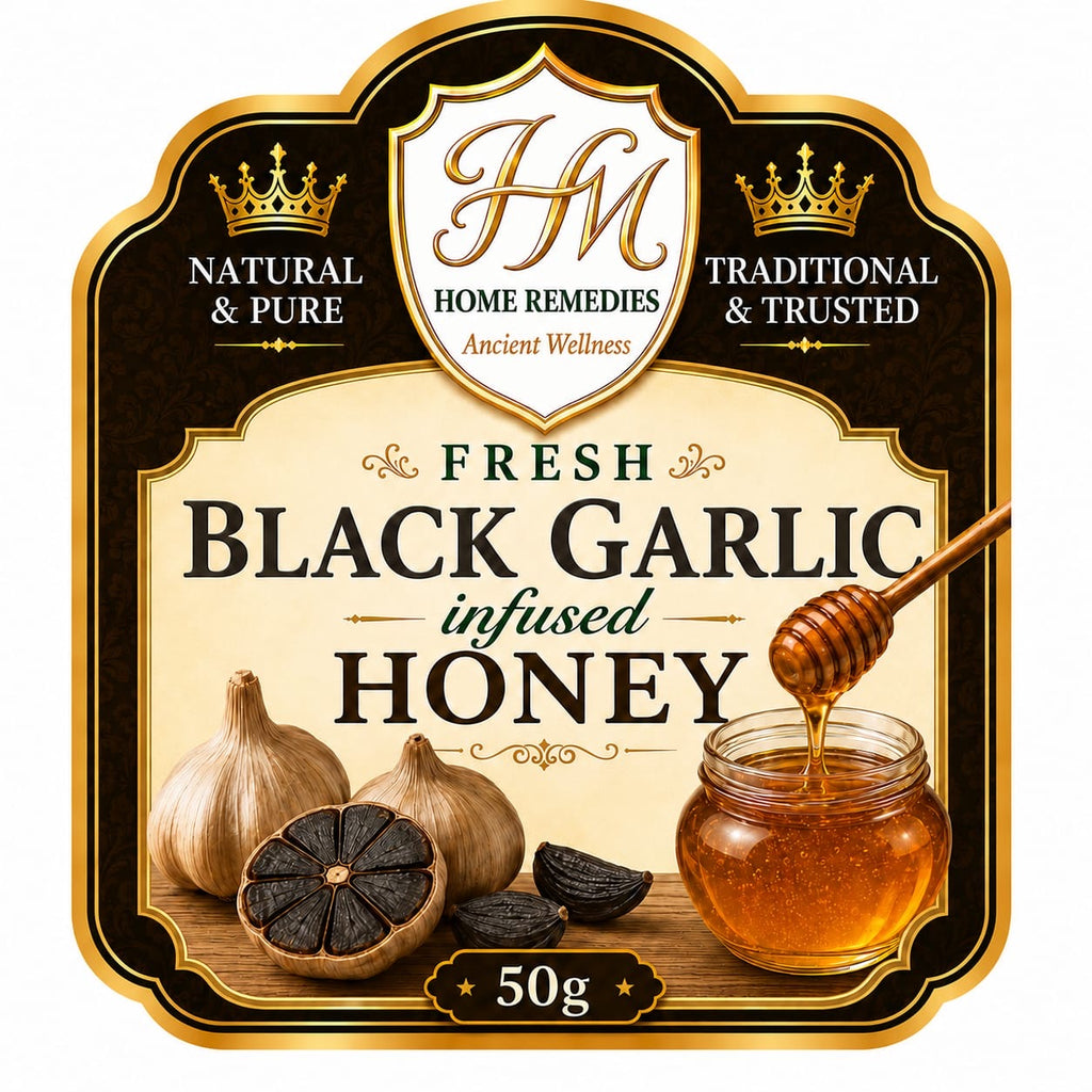 Fresh Black Garlic Infused Honey