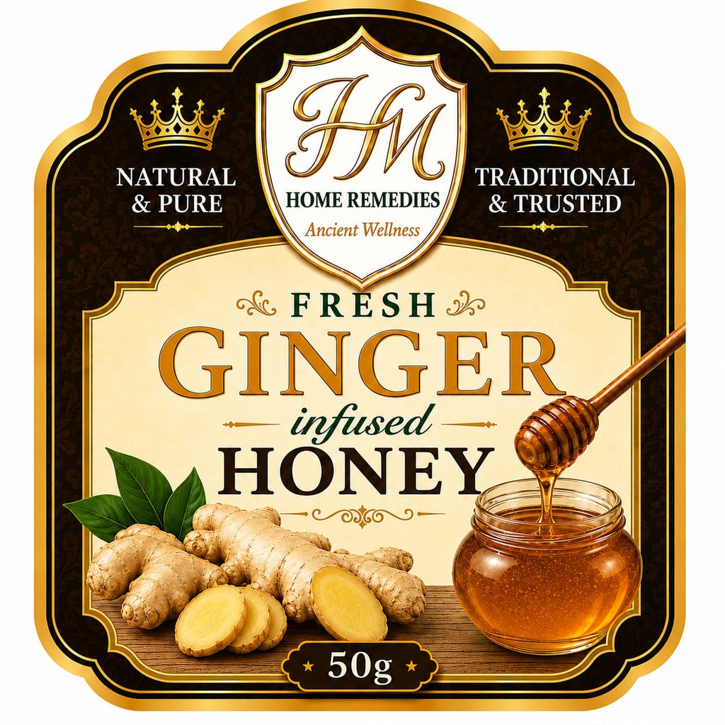 Fresh Ginger Infused Honey